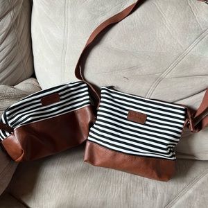 New, never used. Cosmetic bag and small purse. Can separate if you’d like.